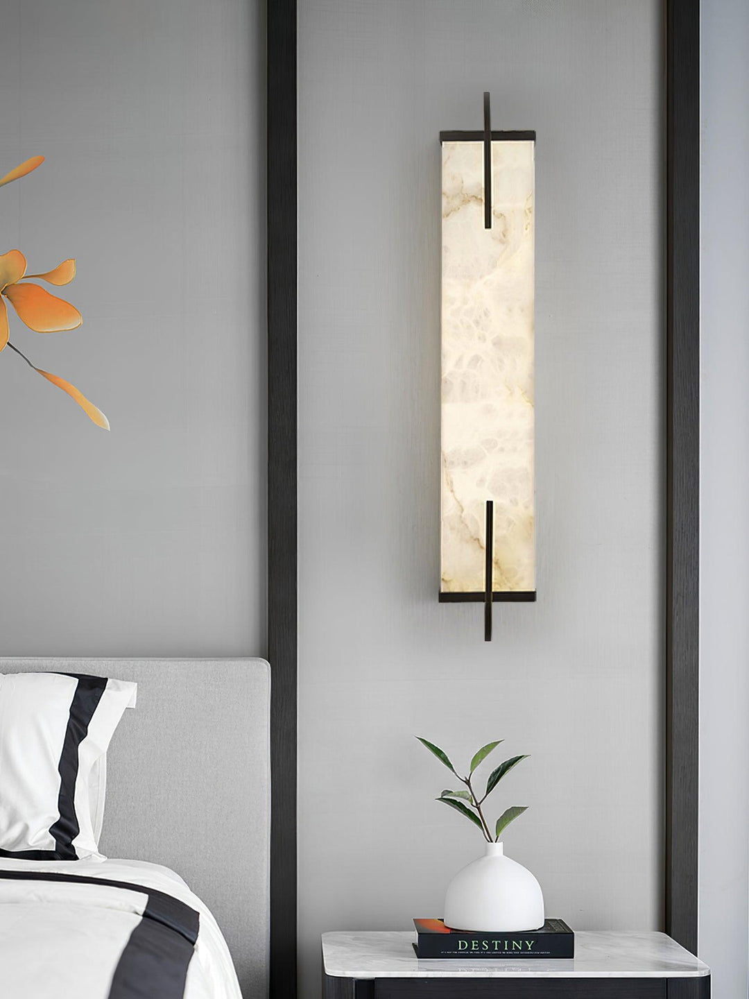Calliope Alabaster Wall Sconce