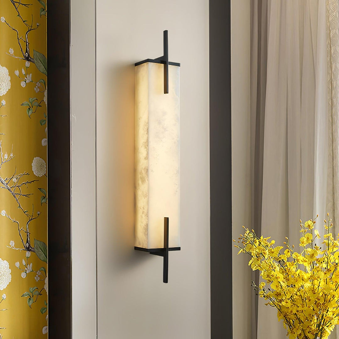 Calliope Alabaster Wall Sconce