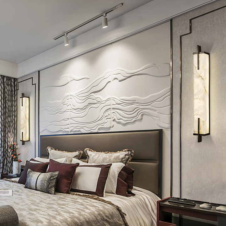Calliope Alabaster Wall Sconce