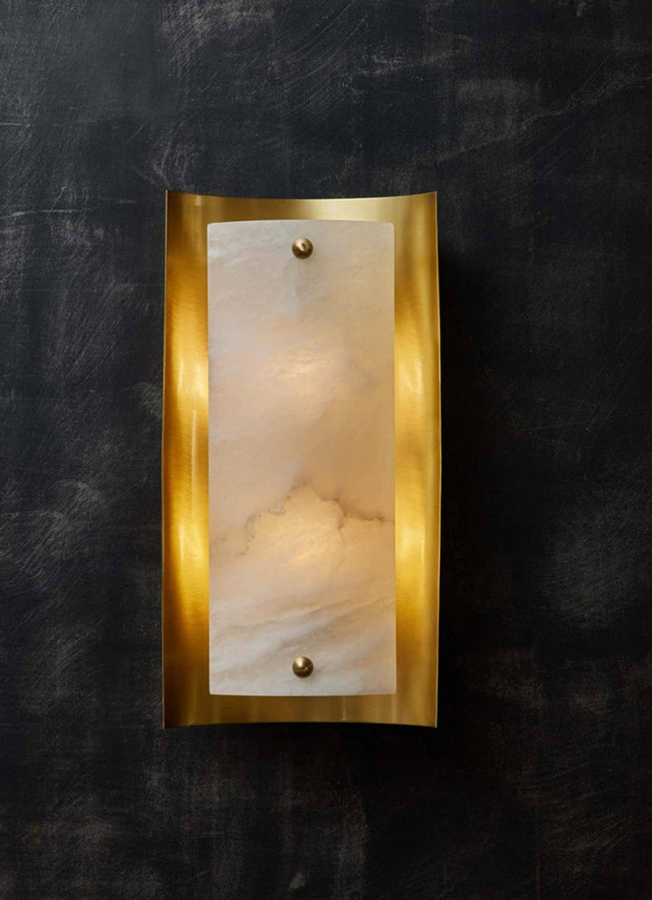 Calviero Alabaster Wall Sconce