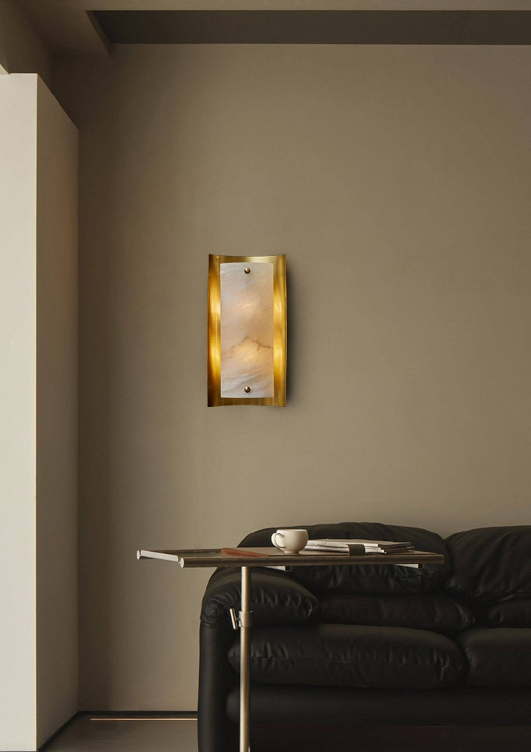 Calviero Alabaster Wall Sconce