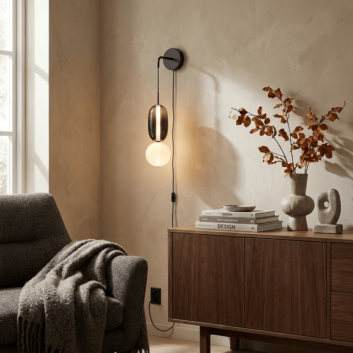 Candied Glass Plug-in Wall Light