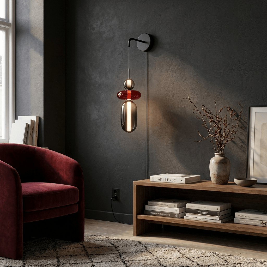 Candied Glass Plug-in Wall Light