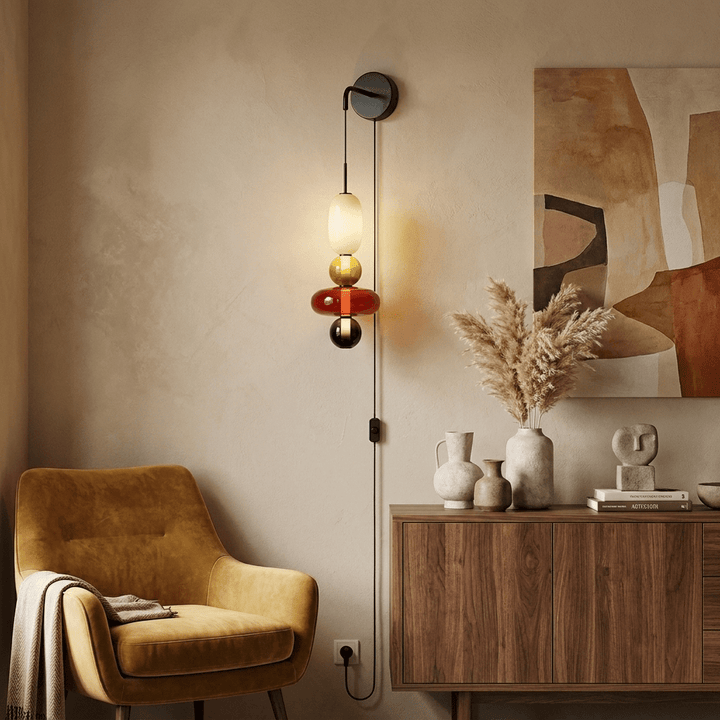 Candied Glass Plug-in Wall Light