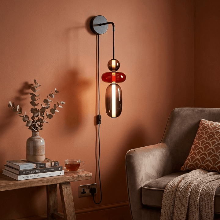 Candied Glass Plug-in Wall Light
