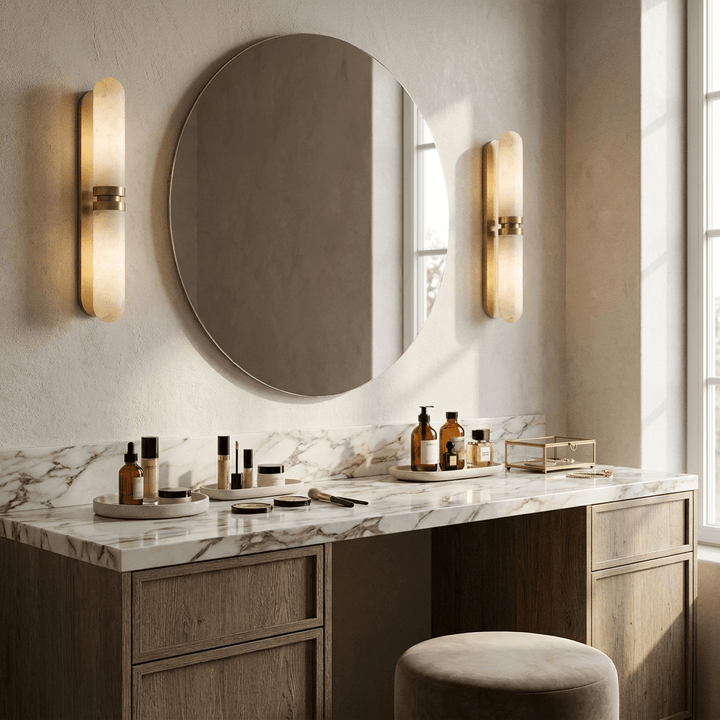 Capsula Alabaster Wall Sconce