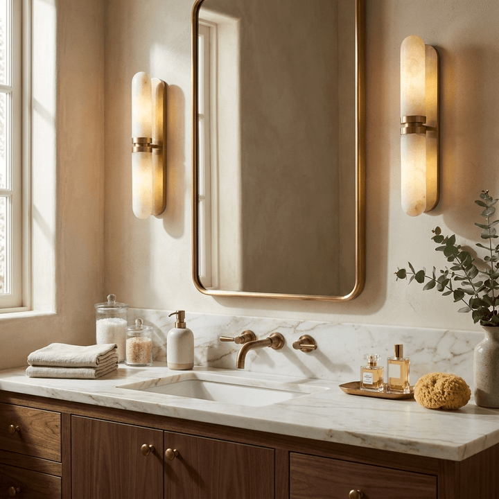 Capsula Alabaster Wall Sconce