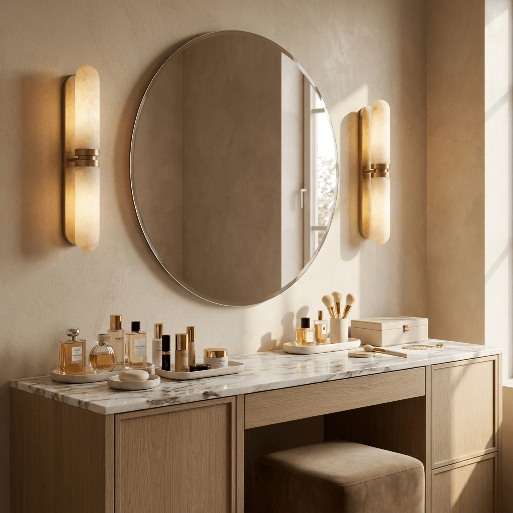 Capsula Alabaster Wall Sconce