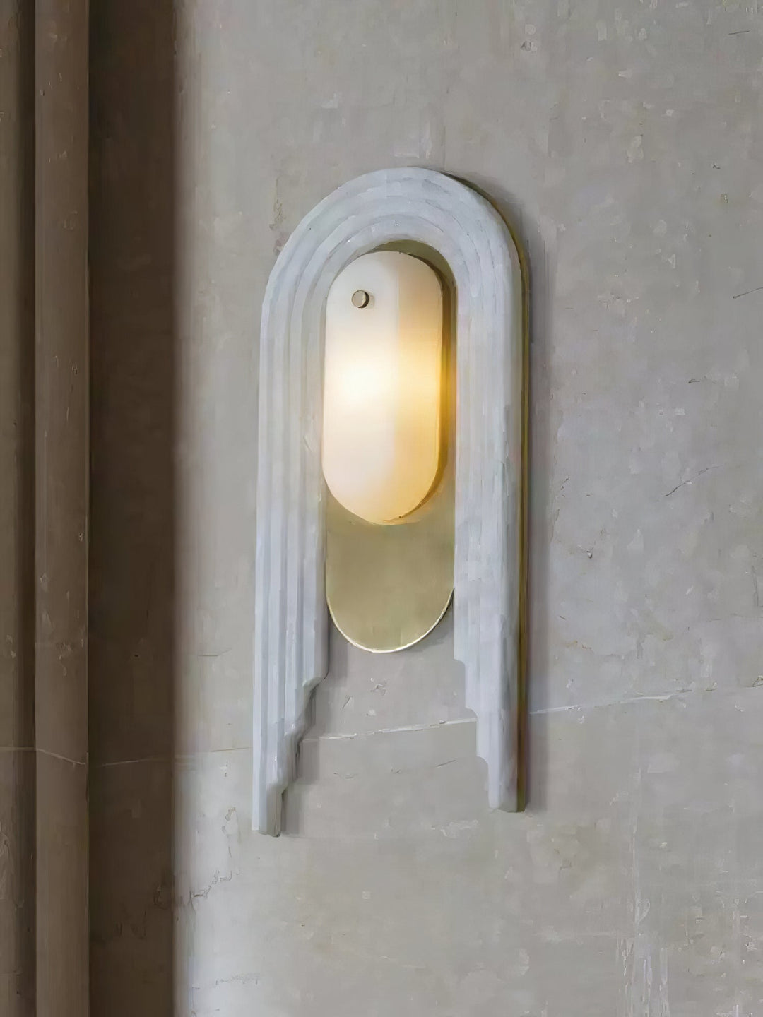 Cascada Alabaster Wall Sconce