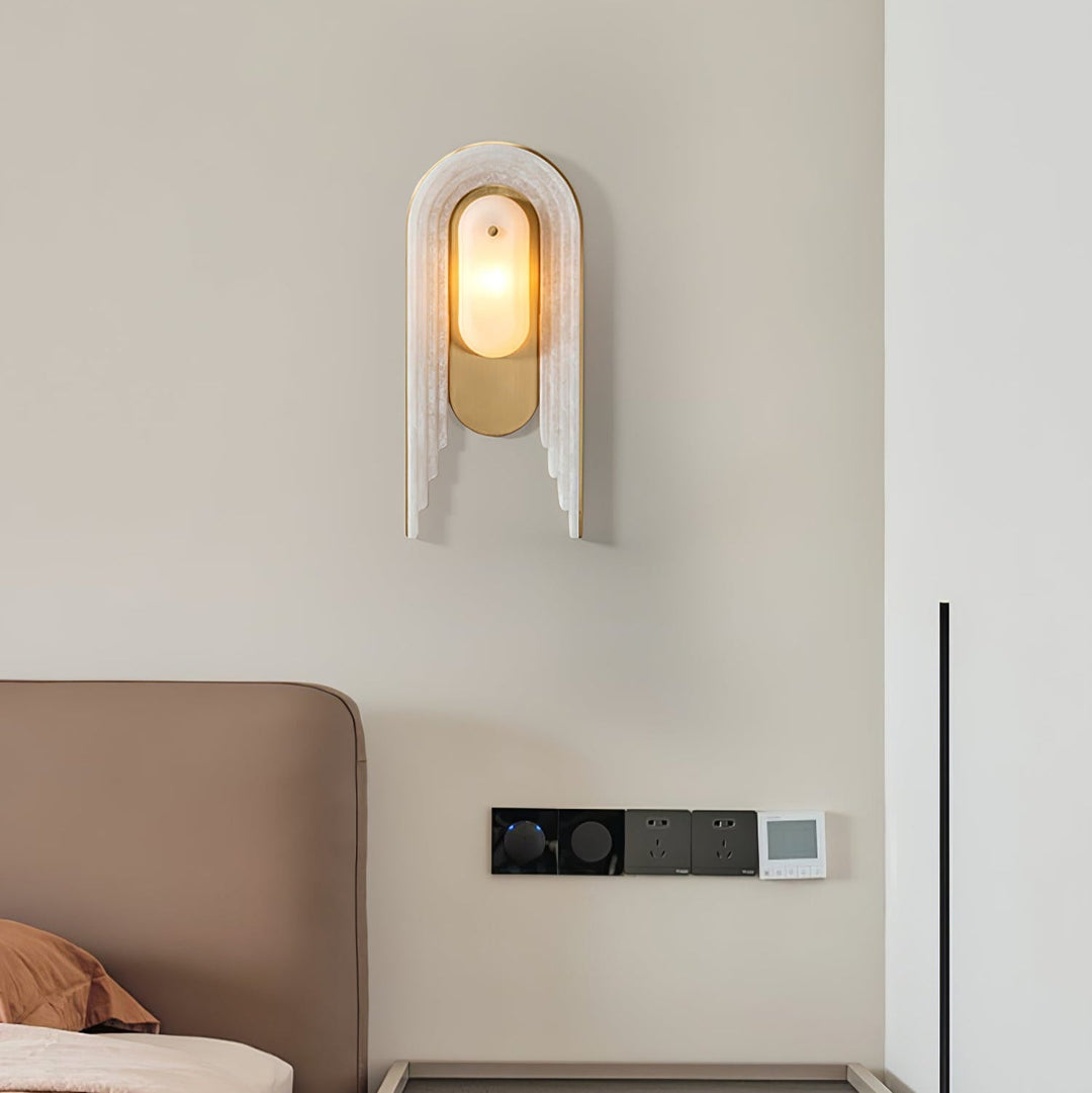 Cascada Alabaster Wall Sconce