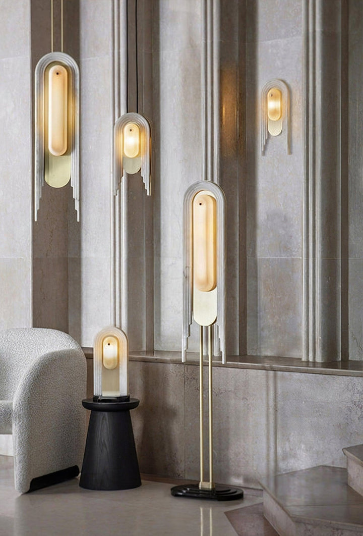 Cascada Alabaster Wall Sconce