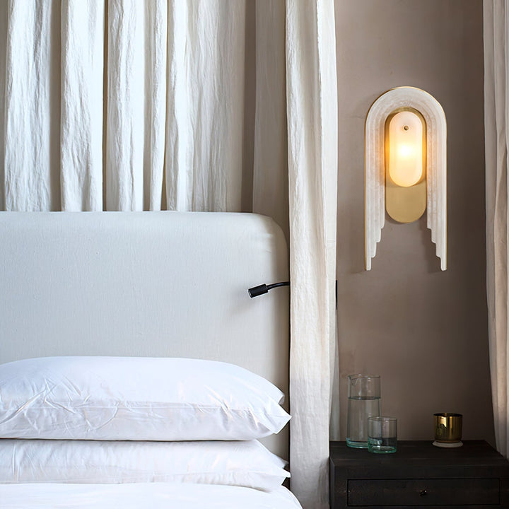Cascada Alabaster Wall Sconce