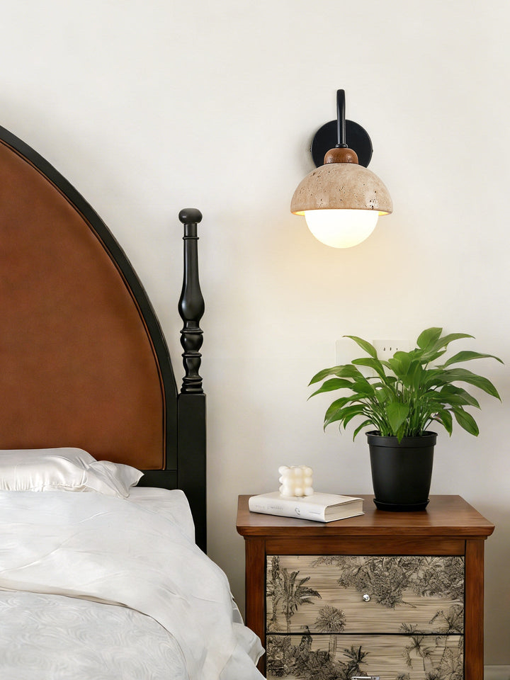 Celestia Travertine Wall Light