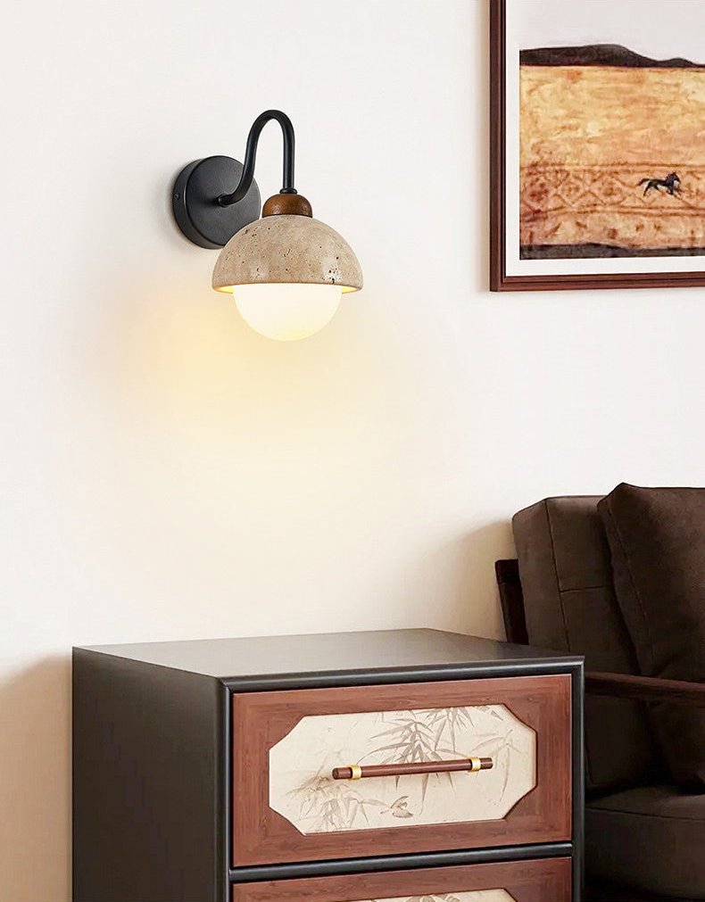 Celestia Travertine Wall Light