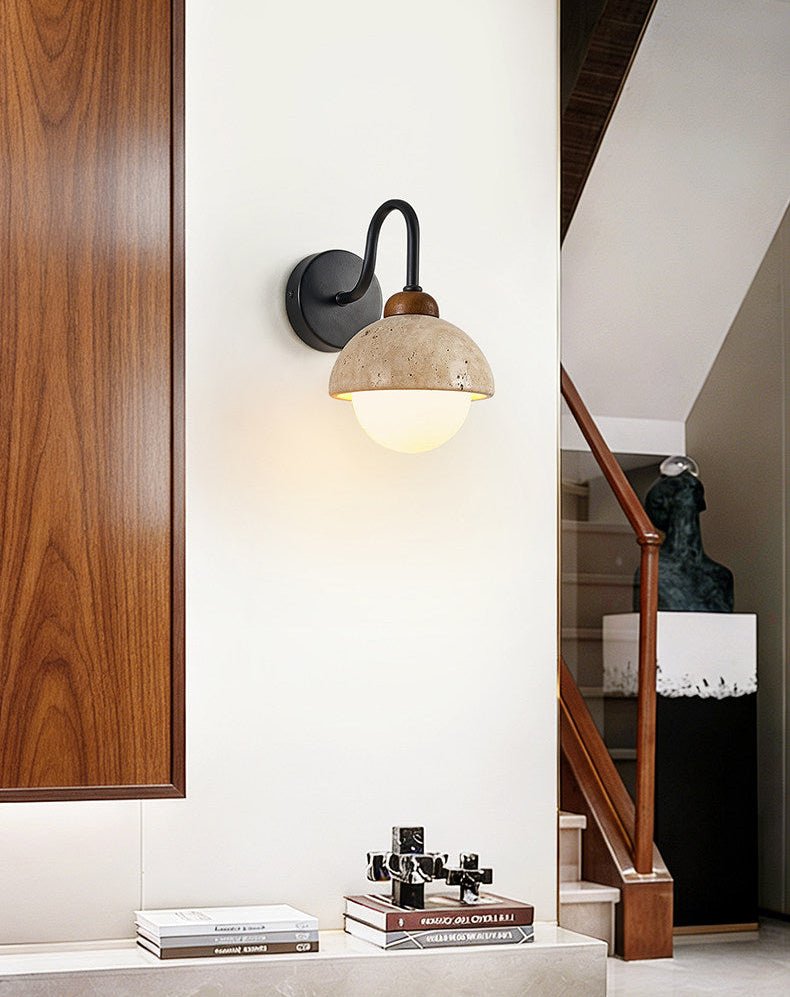 Celestia Travertine Wall Light