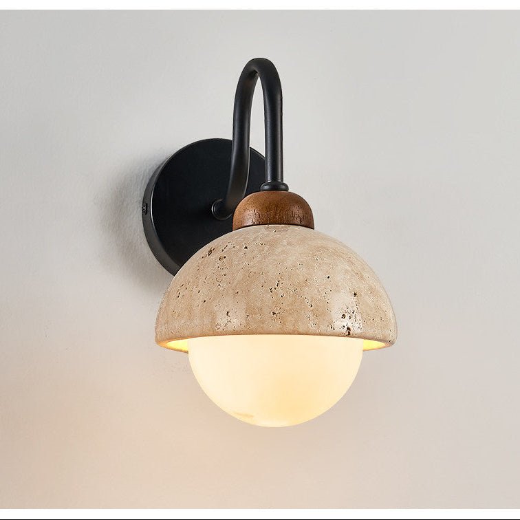 Celestia Travertine Wall Light