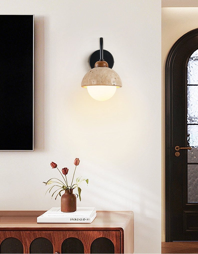 Celestia Travertine Wall Light