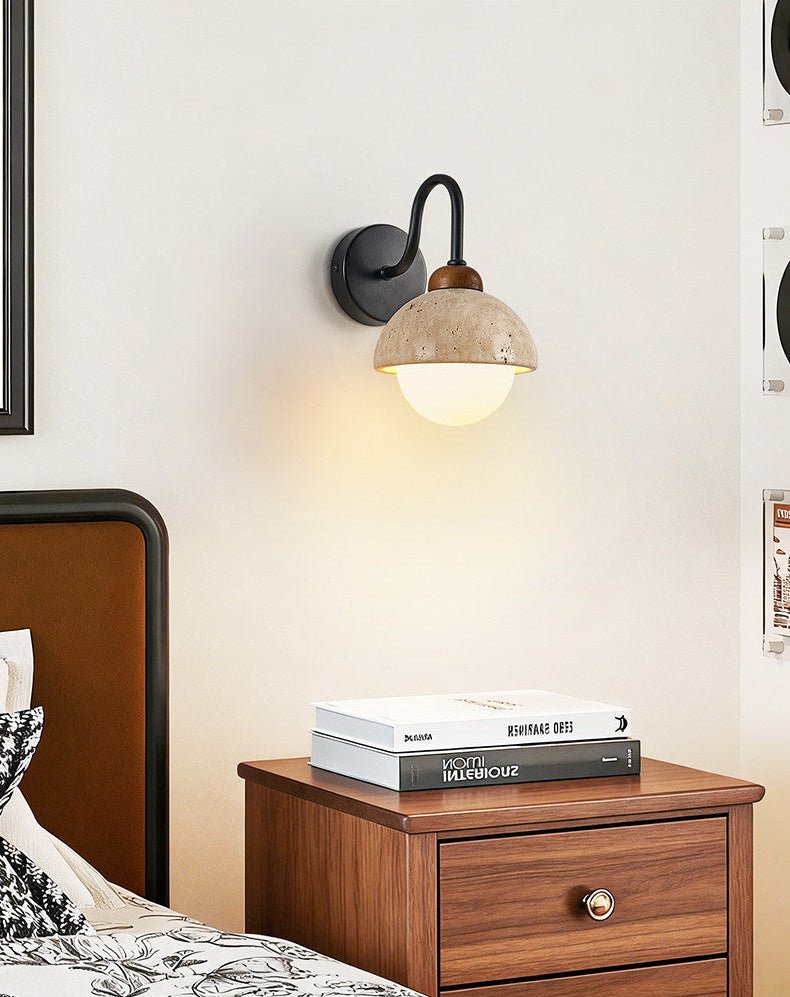 Celestia Travertine Wall Light