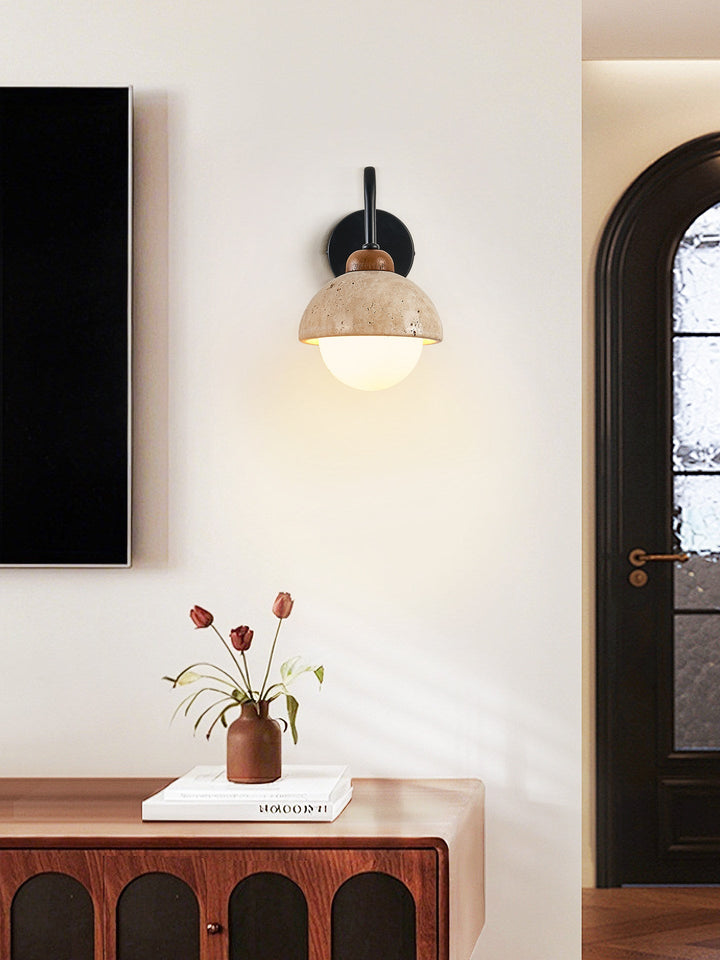 Celestia Travertine Wall Light