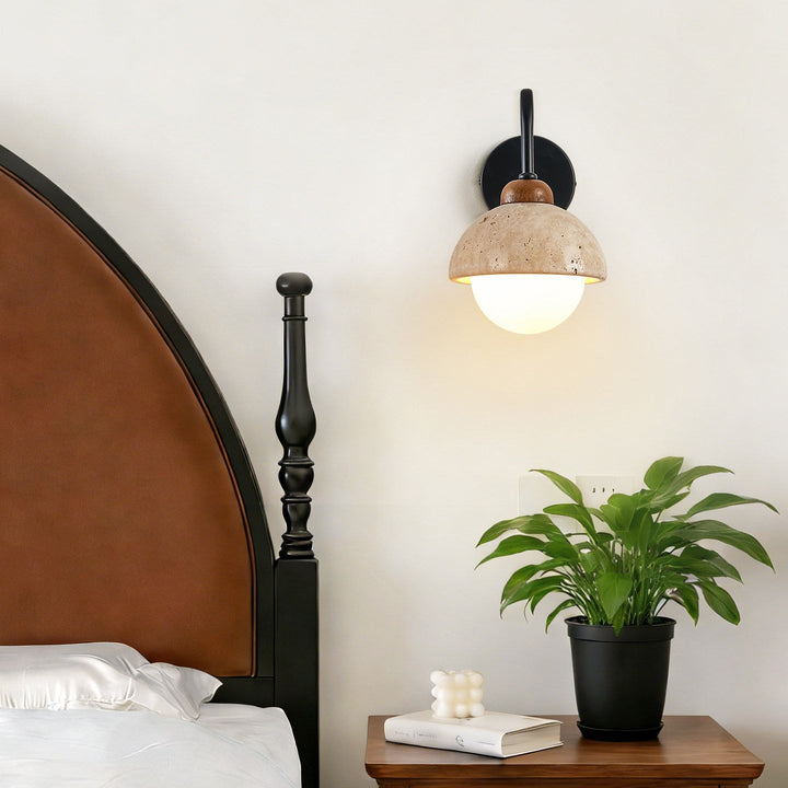 Celestia Travertine Wall Light