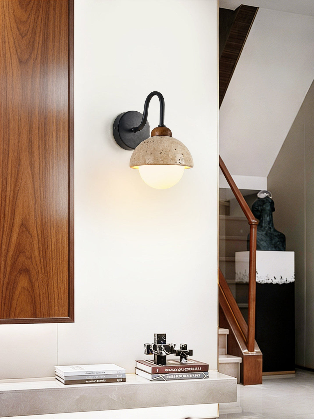 Celestia Travertine Wall Light
