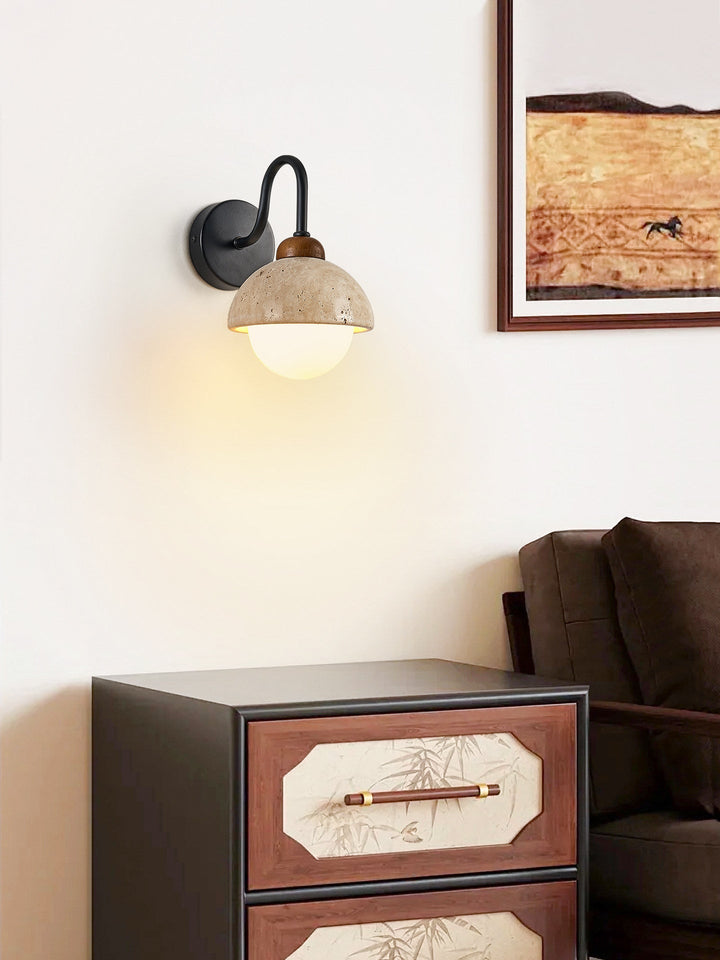 Celestia Travertine Wall Light