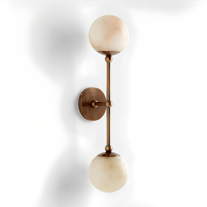 Celestial Double Alabaster Sconce