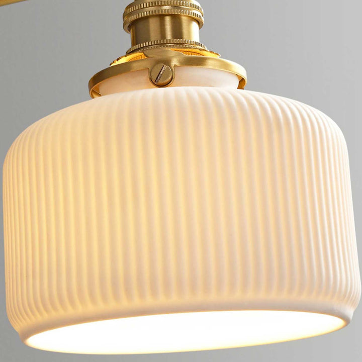 Ceramic Geometry Plug-in Wall Lamp