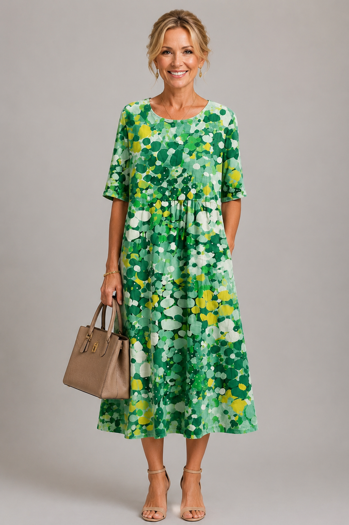 CHIQUE ELEGANTE FLORELE JURK VOOR VROUWEN