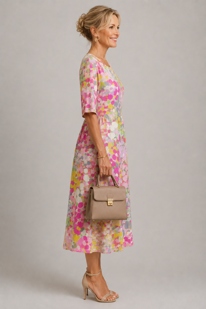 CHIQUE ELEGANTE FLORELE JURK VOOR VROUWEN