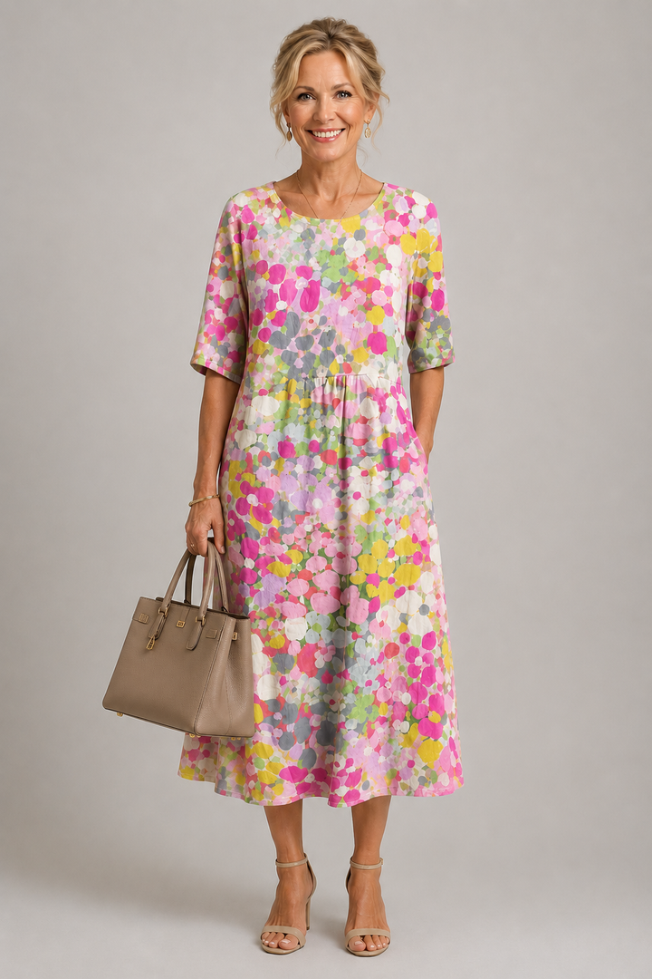 CHIQUE ELEGANTE FLORELE JURK VOOR VROUWEN
