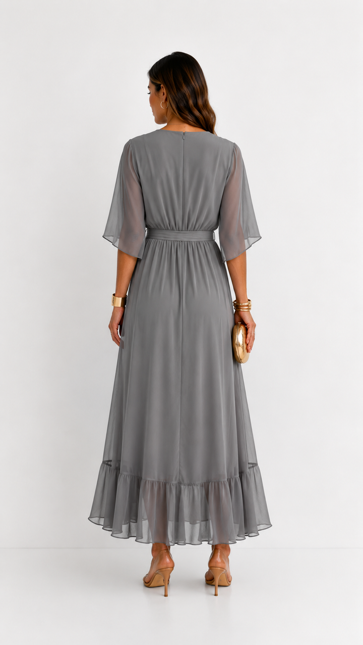 VOUWJURK VAN CHIFFON VOOR VROUWEN