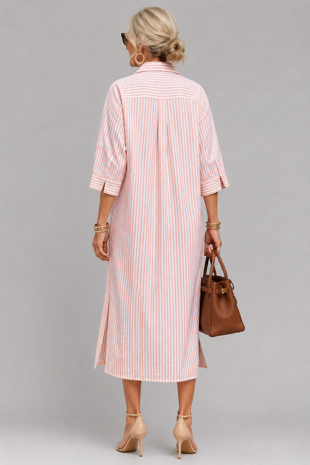 CHIQUE ELEGANTE MIDI JURK VOOR VROUWEN