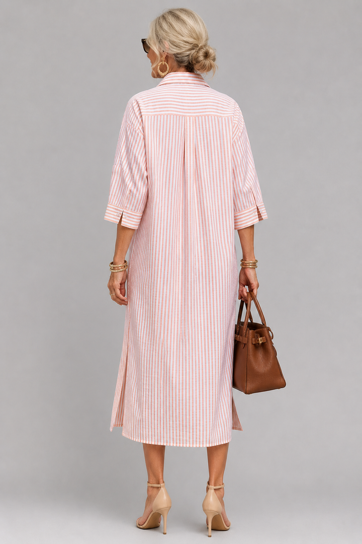 CHIQUE ELEGANTE MIDI JURK VOOR VROUWEN