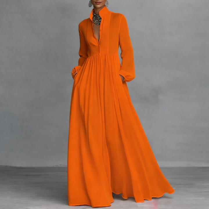 CHIQUE MAXI-JURK VOOR VROUWEN