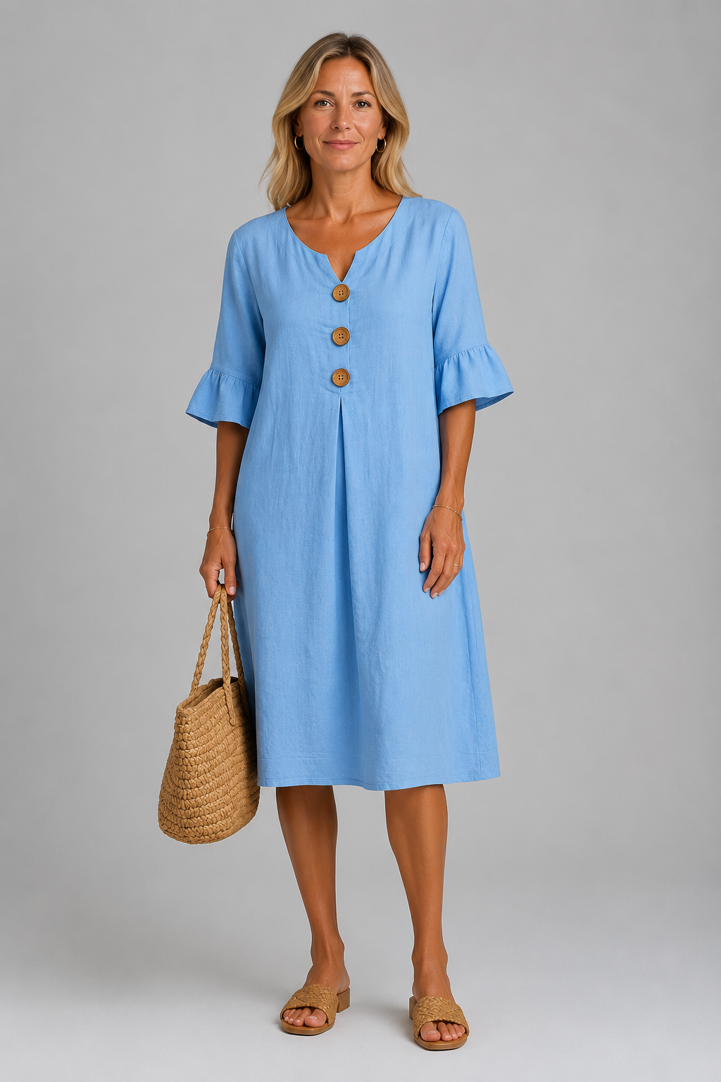 SHIRTJURK MET KNOPEN VOOR VROUWEN