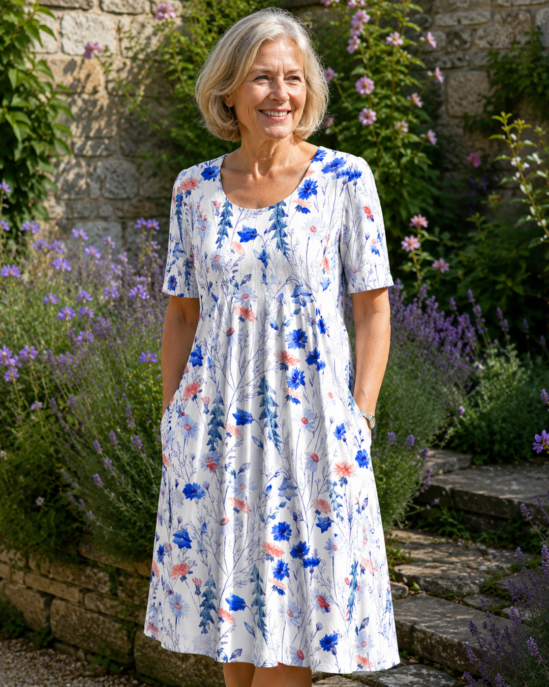 MIDILANGE ZOMERJURK VOOR VROUWEN