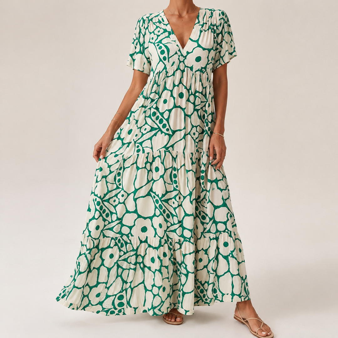 MAXI BLOEMENJURK VOOR VROUWEN