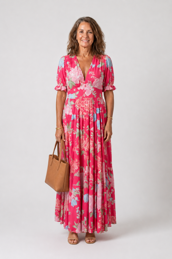 CHIQUE MAXI BLOEMENJURK VOOR VROUWEN