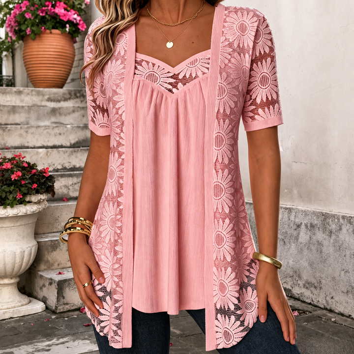 KANTEN BLOUSE VOOR VROUWEN