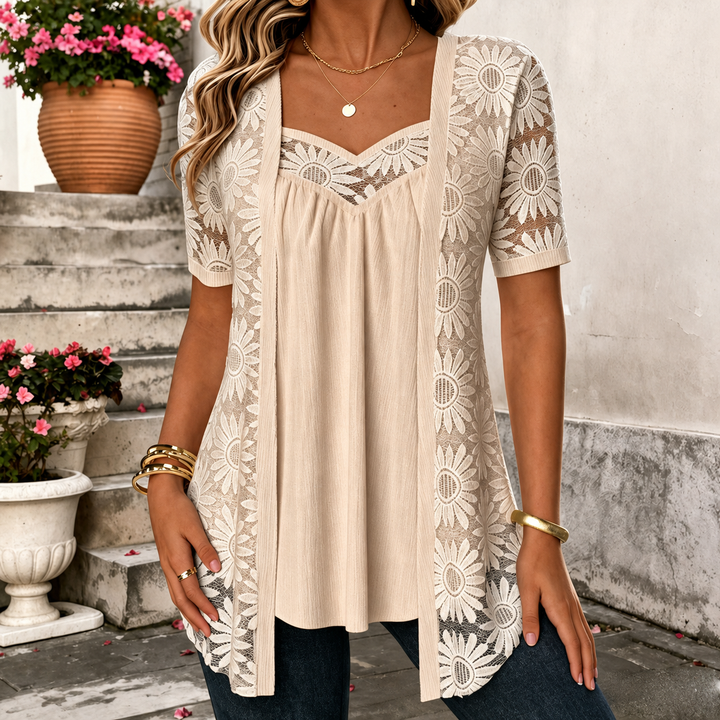 KANTEN BLOUSE VOOR VROUWEN