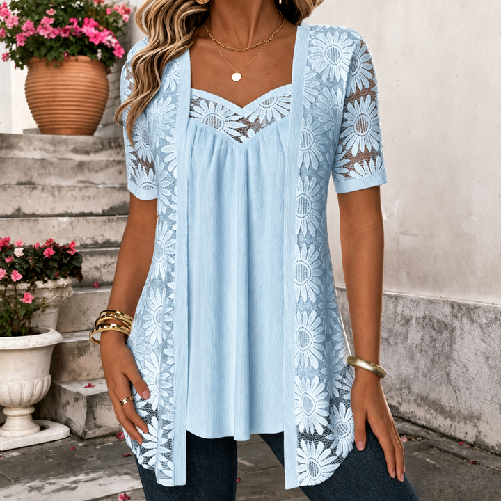 KANTEN BLOUSE VOOR VROUWEN