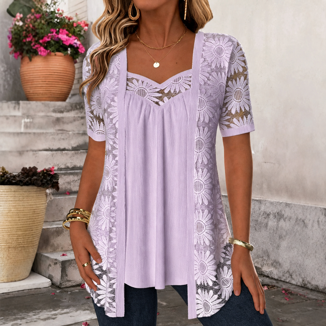 KANTEN BLOUSE VOOR VROUWEN