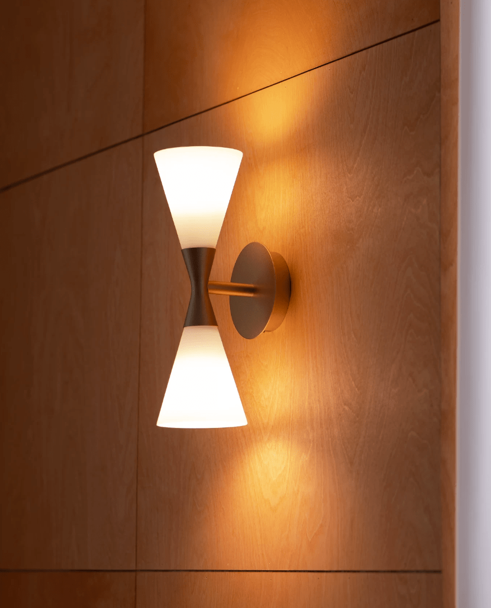 Cinch Double Cone Wall Sconce