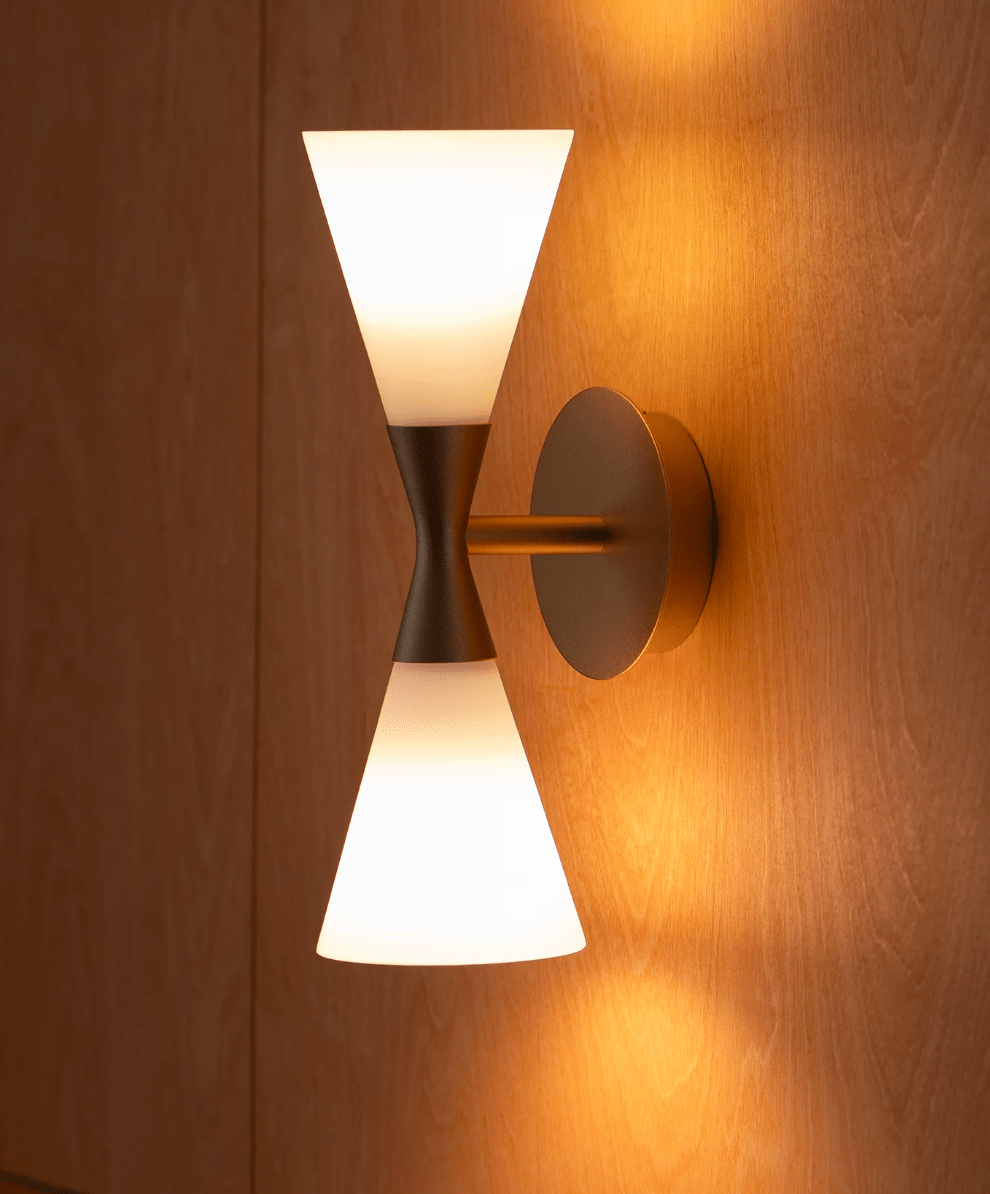 Cinch Double Cone Wall Sconce