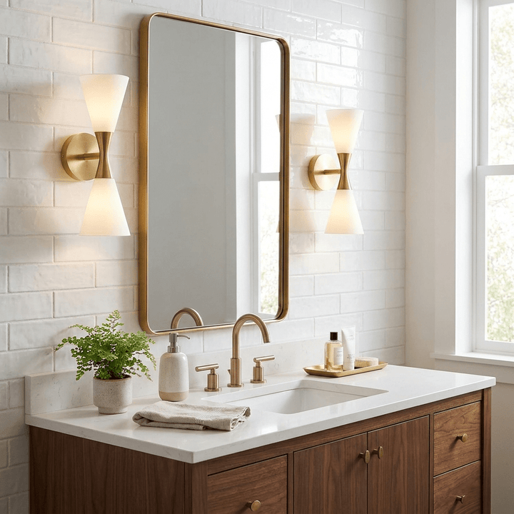Cinch Double Cone Wall Sconce