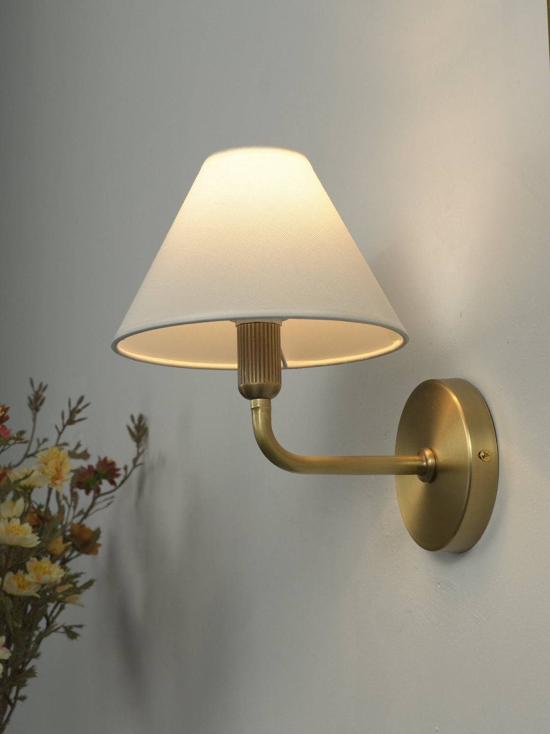 Clara Brass Wall Sconce