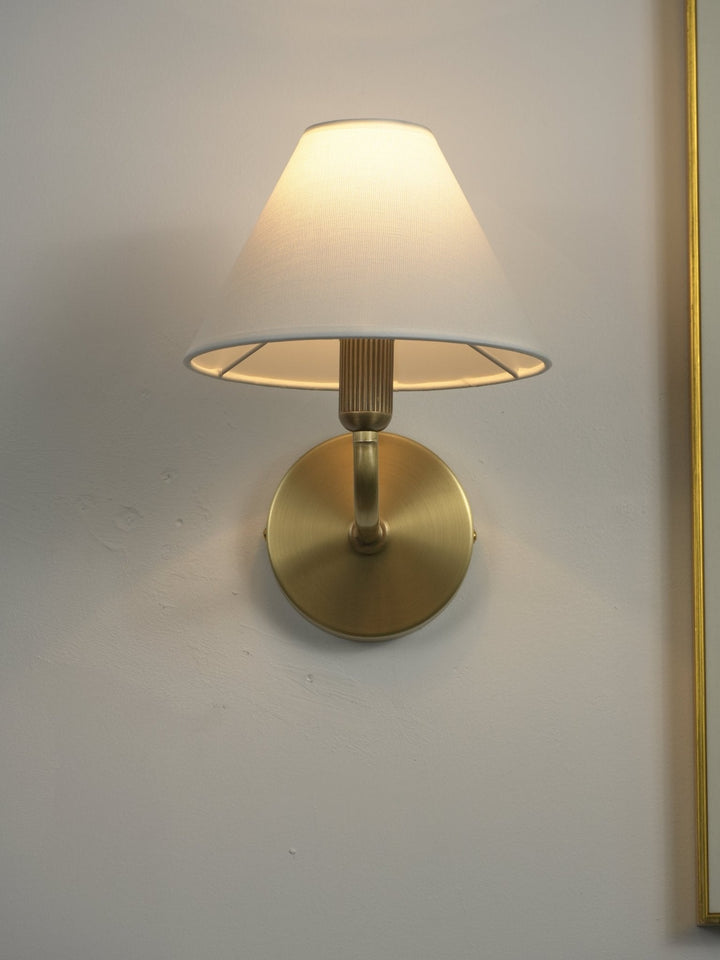 Clara Brass Wall Sconce