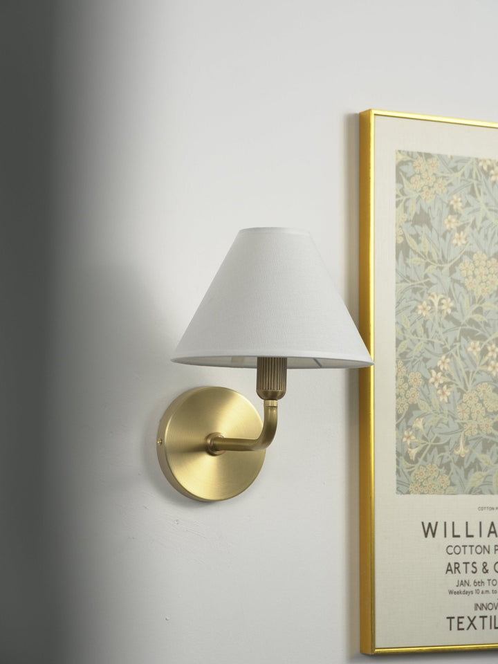 Clara Brass Wall Sconce