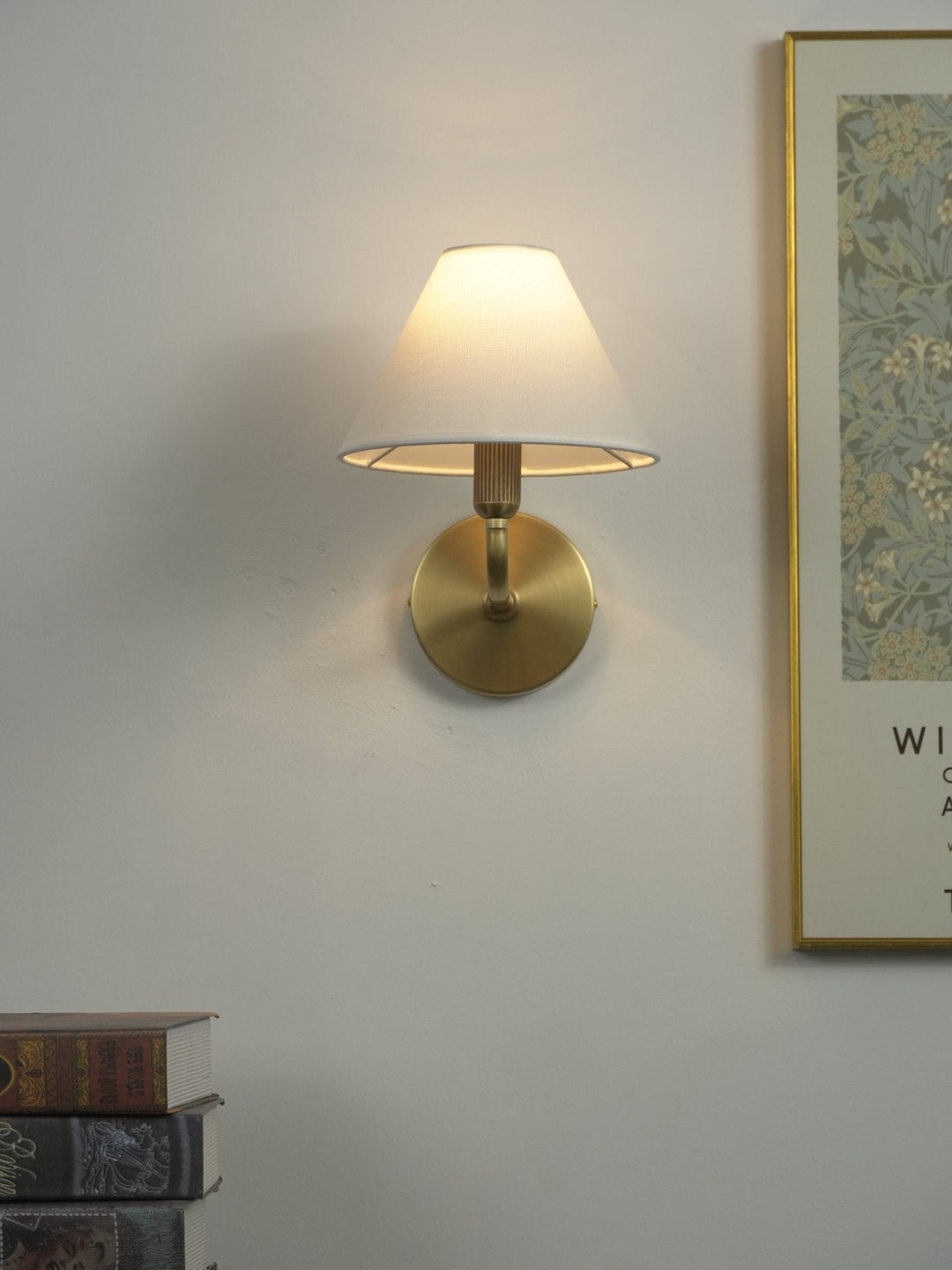 Clara Brass Wall Sconce